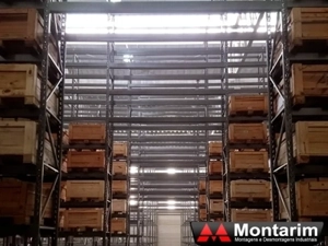 Desmontagem de porta pallets